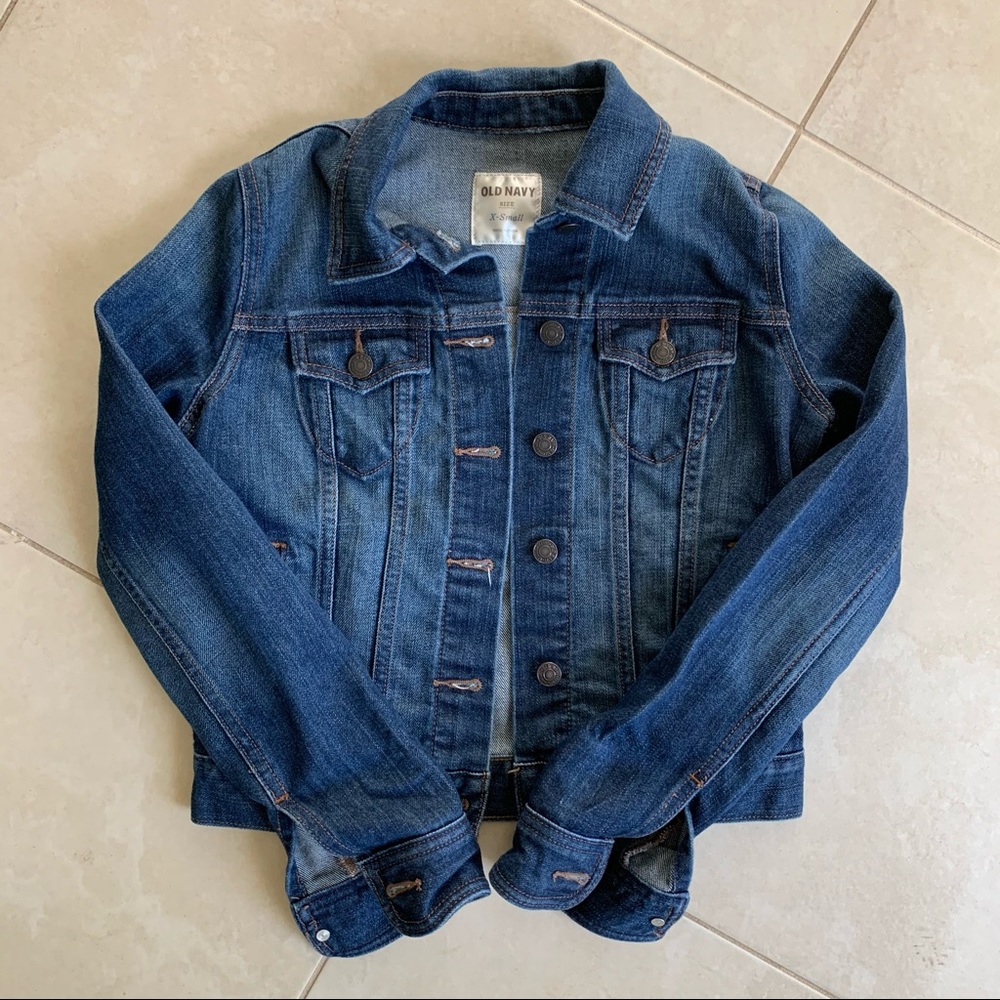 Old navy dark wash Denim jacket